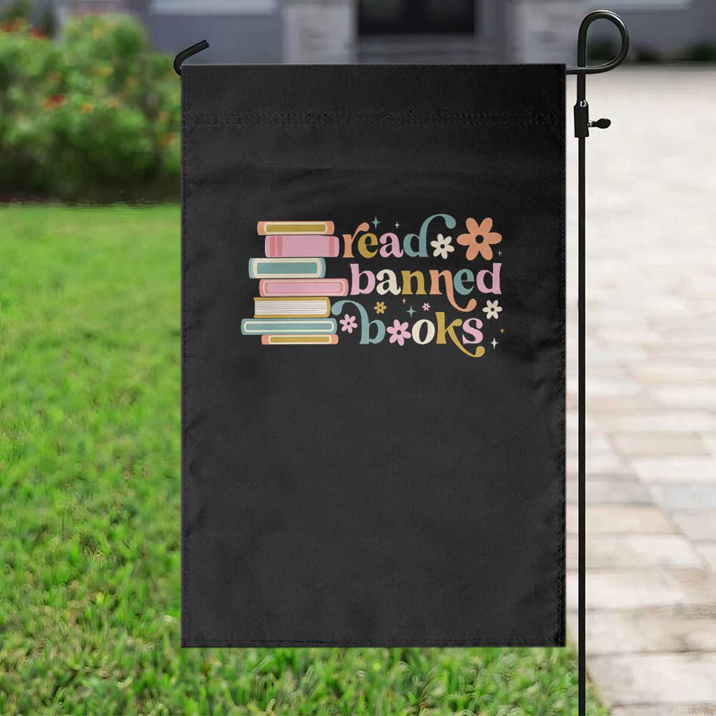 Vintage Read Banned Books Garden Flag TS10 Print Your Wear