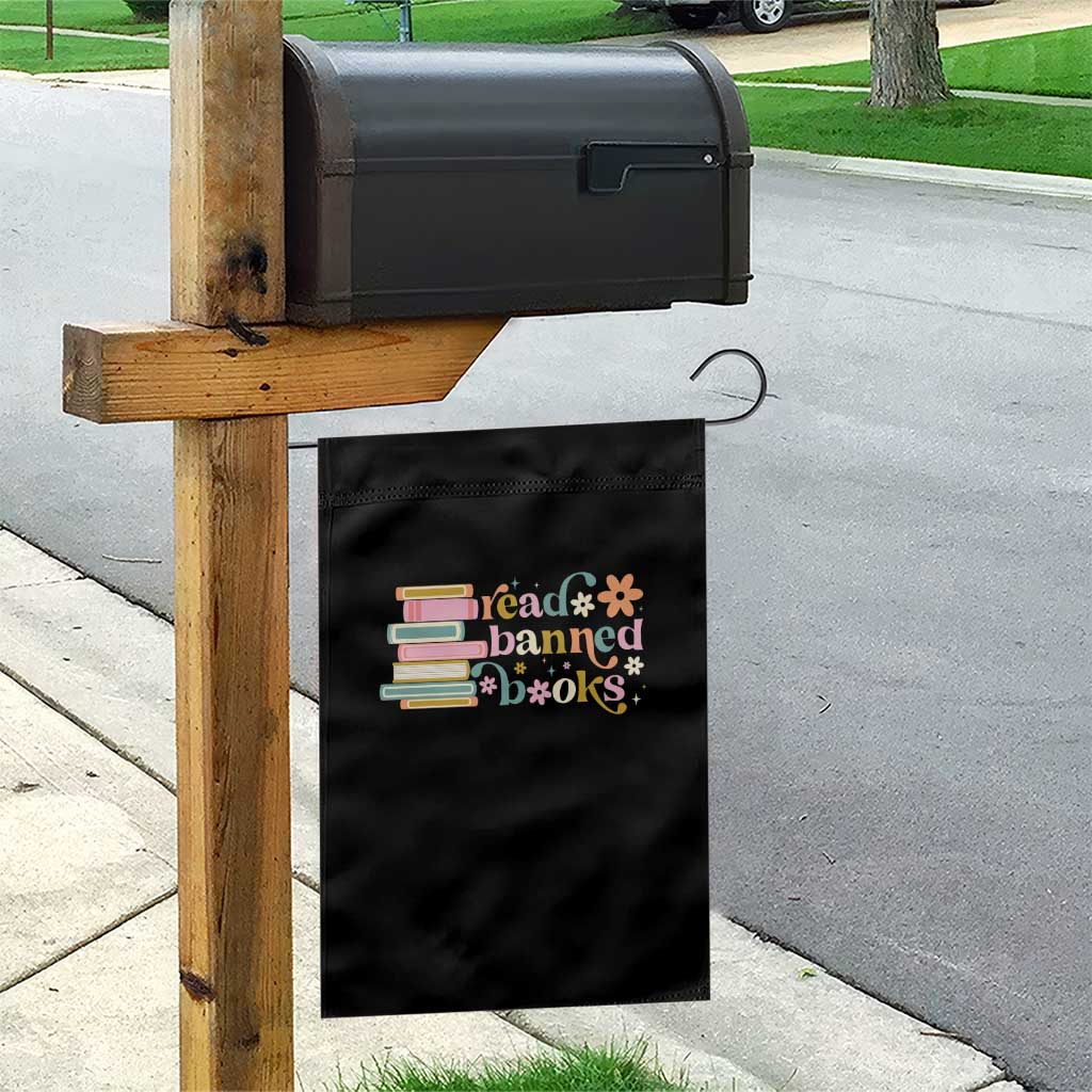 Vintage Read Banned Books Garden Flag TS10 Print Your Wear