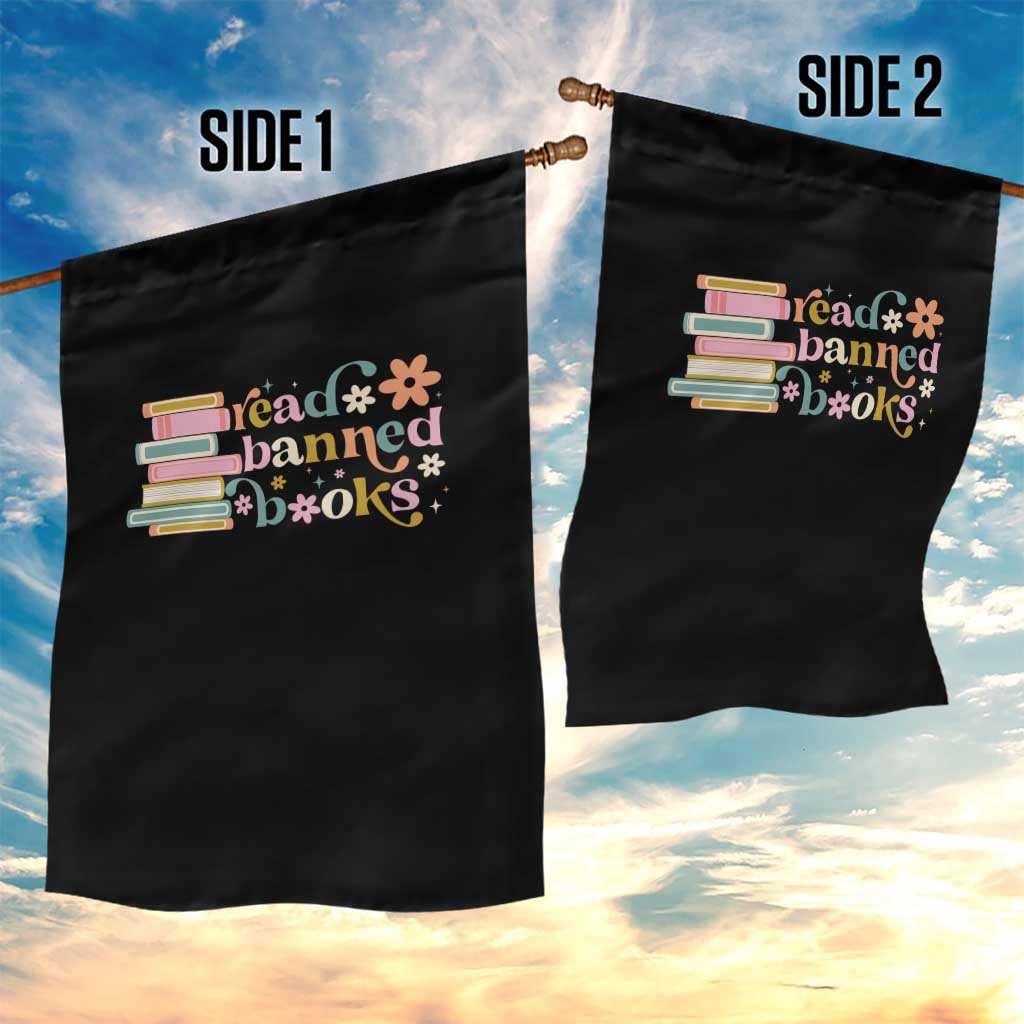 Vintage Read Banned Books Garden Flag TS10 Print Your Wear