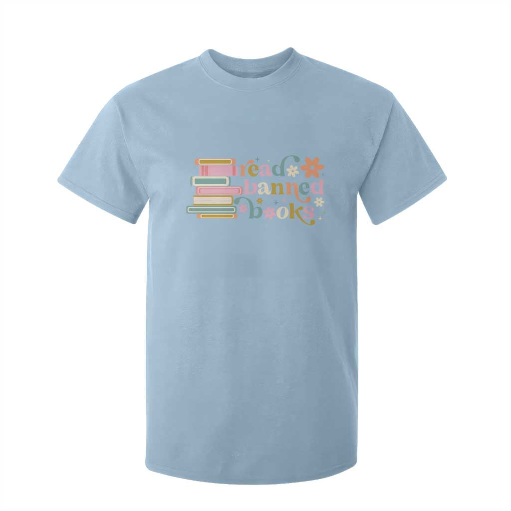 Vintage Read Banned Books T Shirt For Kid TS10 Light Blue Print Your Wear