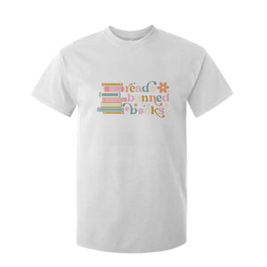 Vintage Read Banned Books T Shirt For Kid TS10 White Print Your Wear