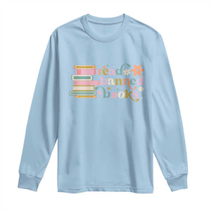 Vintage Read Banned Books Long Sleeve Shirt TS10 Light Blue Print Your Wear