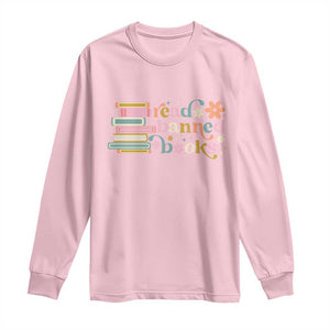 Vintage Read Banned Books Long Sleeve Shirt TS10 Light Pink Print Your Wear