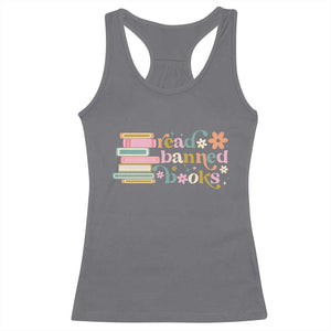 Vintage Read Banned Books Racerback Tank Top TS10 Charcoal Print Your Wear