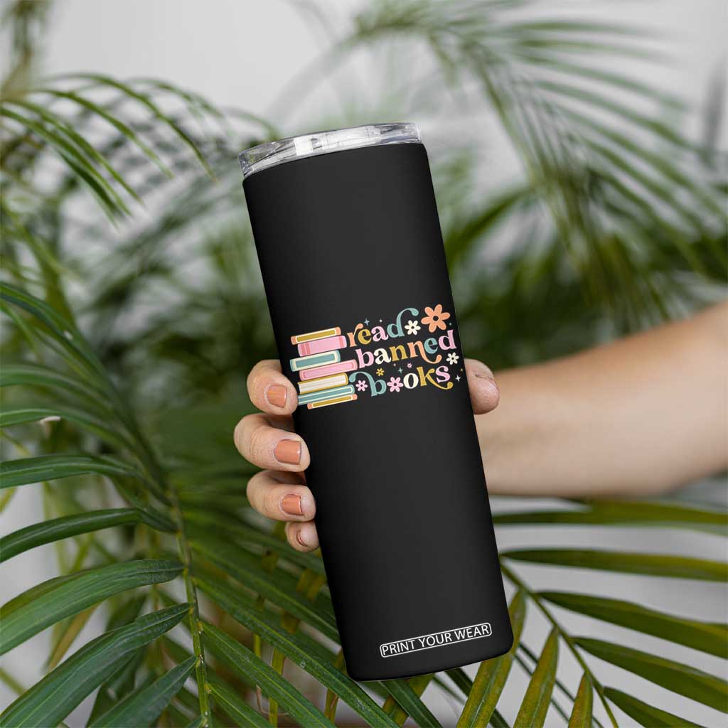 Vintage Read Banned Books Skinny Tumbler TS10 Print Your Wear