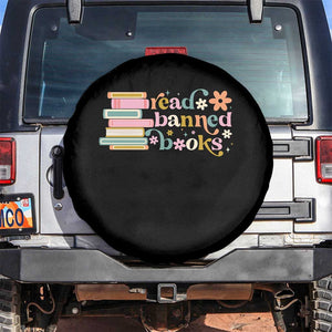 Vintage Read Banned Books Spare Tire Cover TS10 No hole Black Print Your Wear