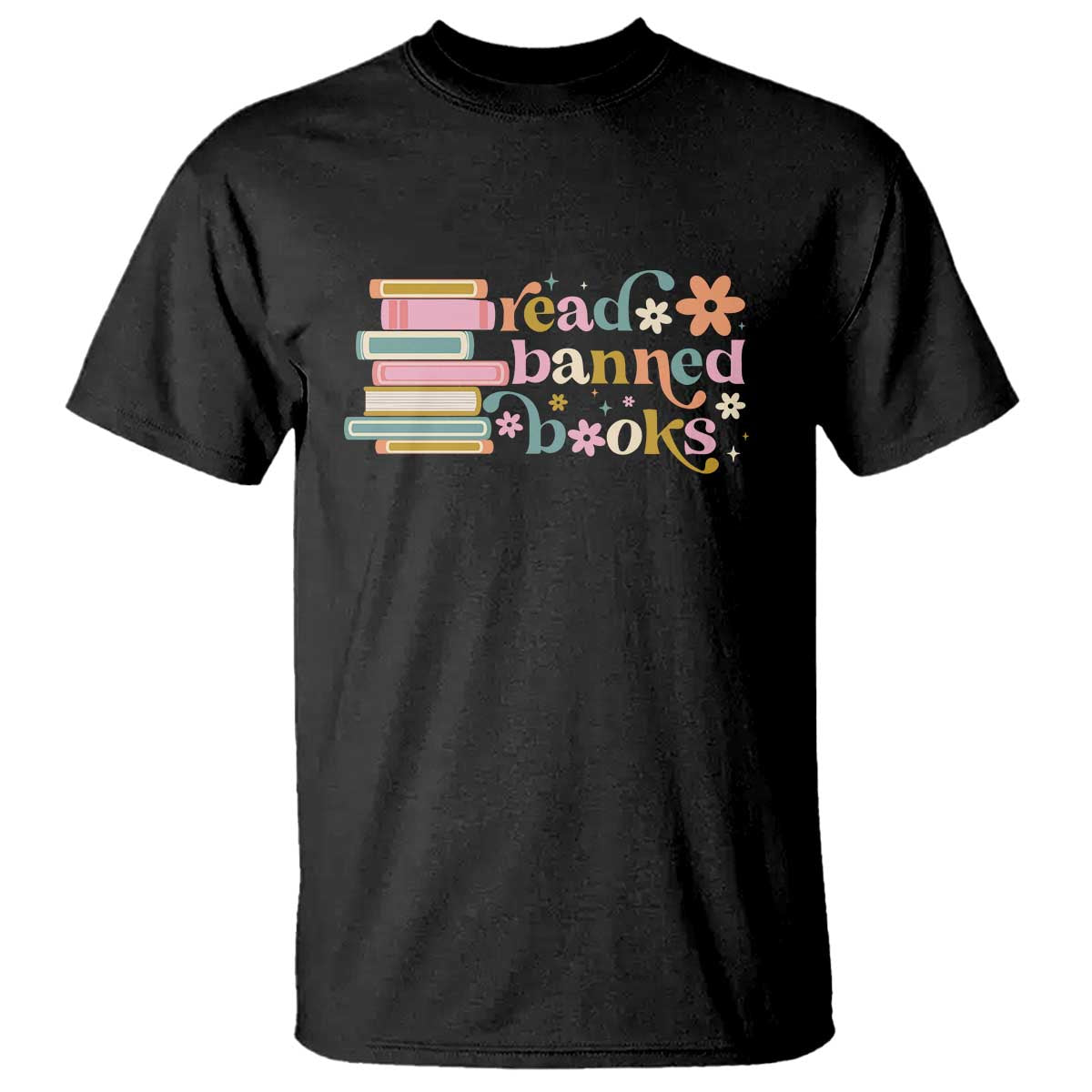 Vintage Read Banned Books T Shirt TS10 Black Print Your Wear