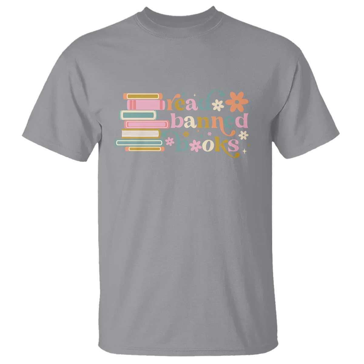 Vintage Read Banned Books T Shirt TS10 Sport Gray Print Your Wear