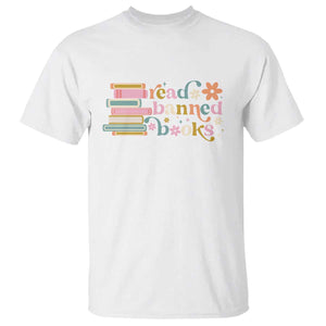 Vintage Read Banned Books T Shirt TS10 White Print Your Wear