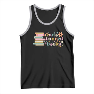 Vintage Read Banned Books Tank Top TS10 Black Athletic Heather Print Your Wear