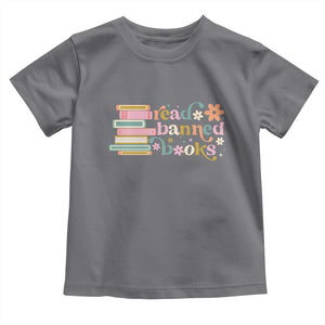 Vintage Read Banned Books Toddler T Shirt TS10 Charcoal Print Your Wear