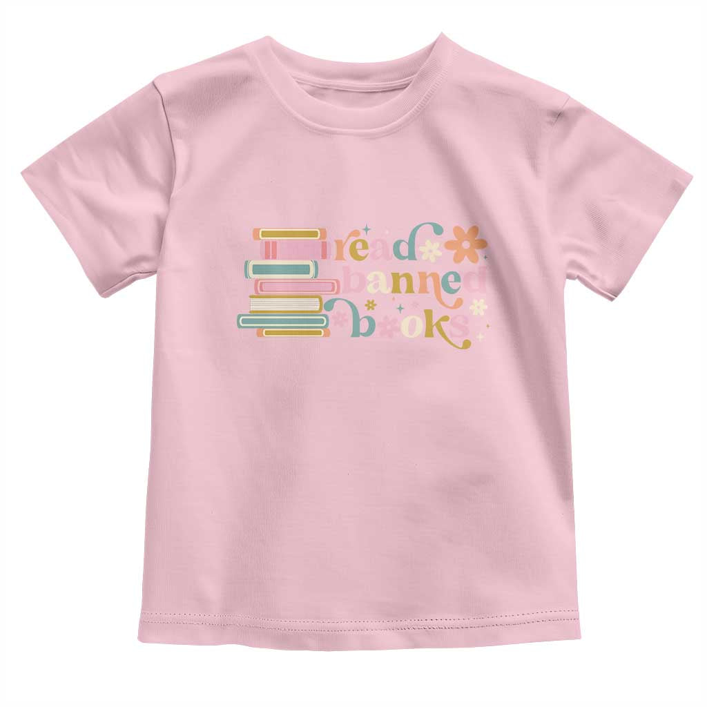 Vintage Read Banned Books Toddler T Shirt TS10 Light Pink Print Your Wear