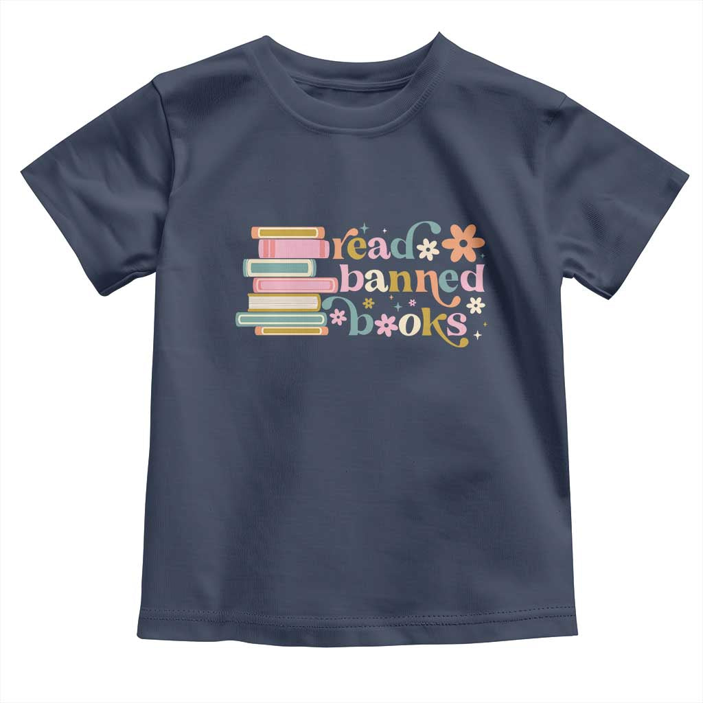 Vintage Read Banned Books Toddler T Shirt TS10 Navy Print Your Wear