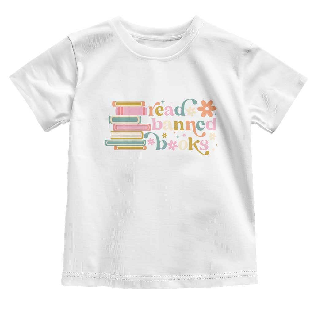 Vintage Read Banned Books Toddler T Shirt TS10 White Print Your Wear