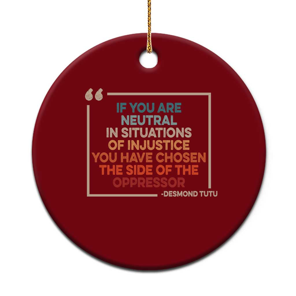 Human Rights Ceramic Ornament Feminist Equal Rights Social Justice TS10 1pc Red Print Your Wear