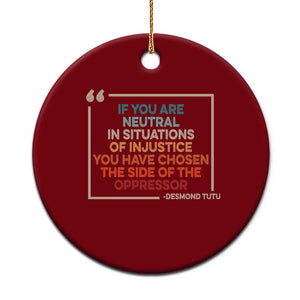 Human Rights Ceramic Ornament Feminist Equal Rights Social Justice TS10 1pc Red Print Your Wear