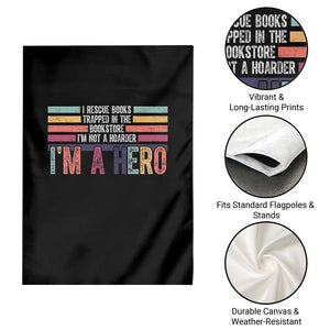 Book Lover Garden Flag I Rescue Books TS10 Print Your Wear