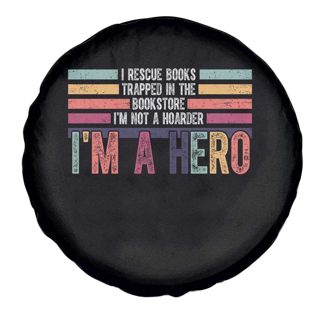 Book Lover Spare Tire Cover I Rescue Books TS10 Print Your Wear