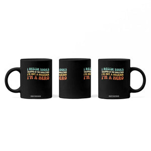 I Rescue Books Coffee Mug Funny Booksellers Bookworm Book Lover Reader Gift TS10 Print Your Wear