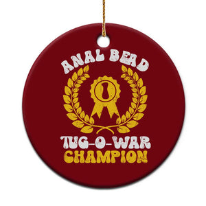 Bead Tug O War Champion Ceramic Ornament Funny Sarcastic Saying Weird Gag Gift TS10 1pc Red Print Your Wear