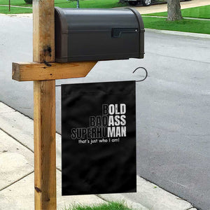 Funny Bald Dad Garden Flag Old Man Saying Gag Gift Fathers Day TS10 Print Your Wear