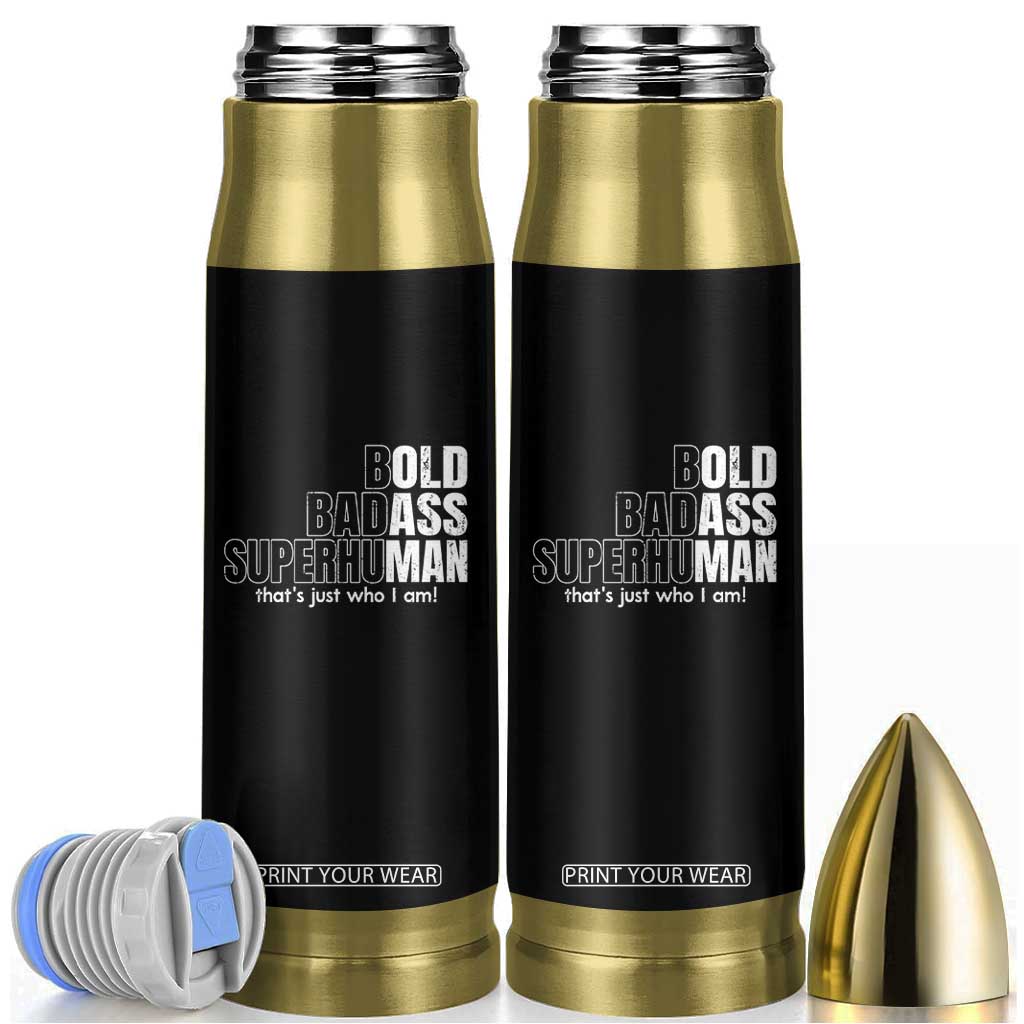 Funny Bald Dad Bullet Tumbler Old Man Saying Gag Gift Fathers Day TS10 Black Print Your Wear