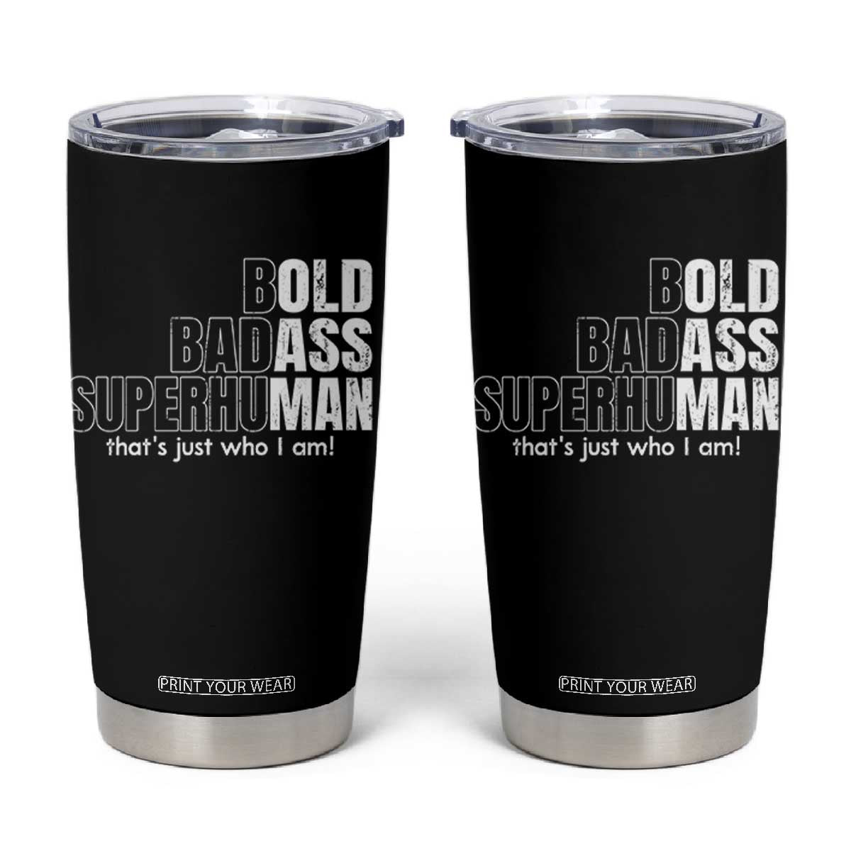 Funny Bald Dad Tumbler Cup Old Man Saying Gag Gift Fathers Day TS10 Black Print Your Wear