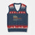 Funny Uncle V-Neck Knit Sweater Vest Best Funny Uncle Fathers Day TS10 Navy Red Print Your Wear