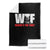 WTF Wheres The Fire Throw Blanket Funny Fireman Firefighter TS10 Black Print Your Wear