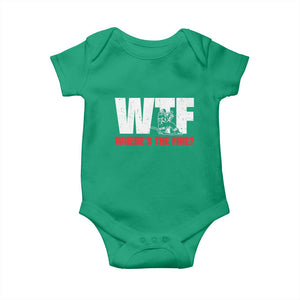 WTF Wheres The Fire Baby Onesie Funny Fireman Firefighter TS10 Irish Green Print Your Wear