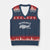 Officially Retired 2025 V-Neck Knit Sweater Vest Vintage Retirement TS10 Navy Red Print Your Wear