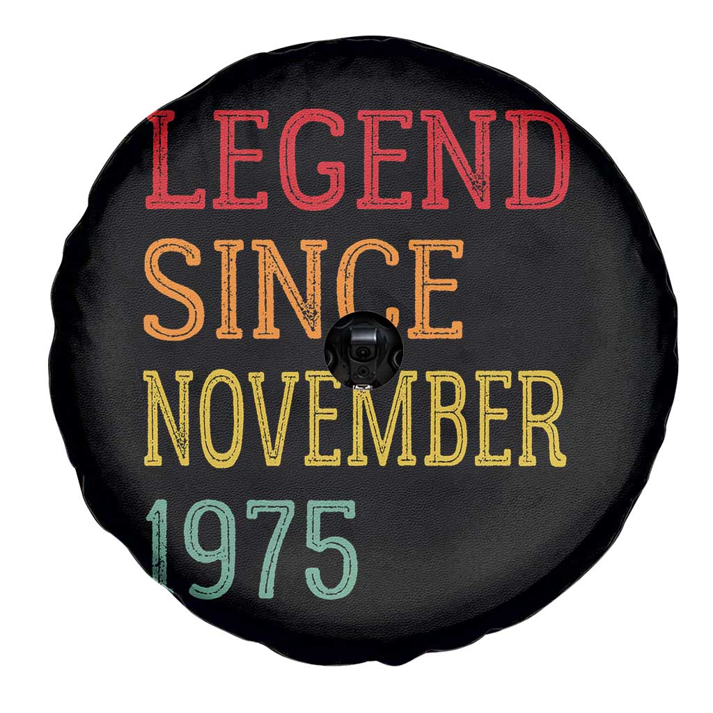 Legend Since November 1975 Spare Tire Cover Vintage Retro 50th Birthday Gifts TS10 Print Your Wear