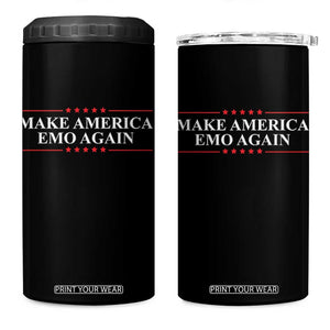 Make America Emo Again 4 in 1 Can Cooler Tumbler Funny Goth Gothic US TS10 One Size: 16 oz Black Print Your Wear