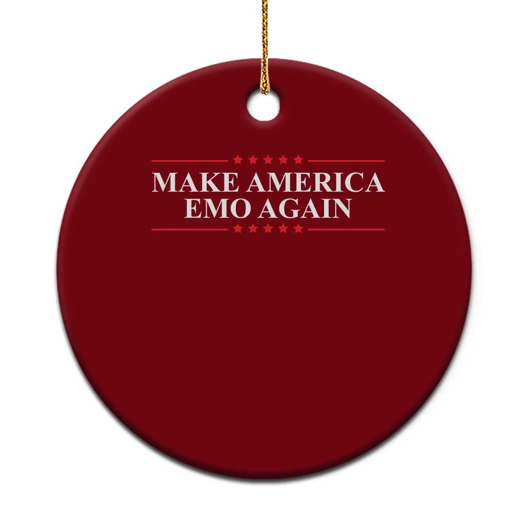 Make America Emo Again Ceramic Ornament Funny Goth Gothic US TS10 1pc Red Print Your Wear