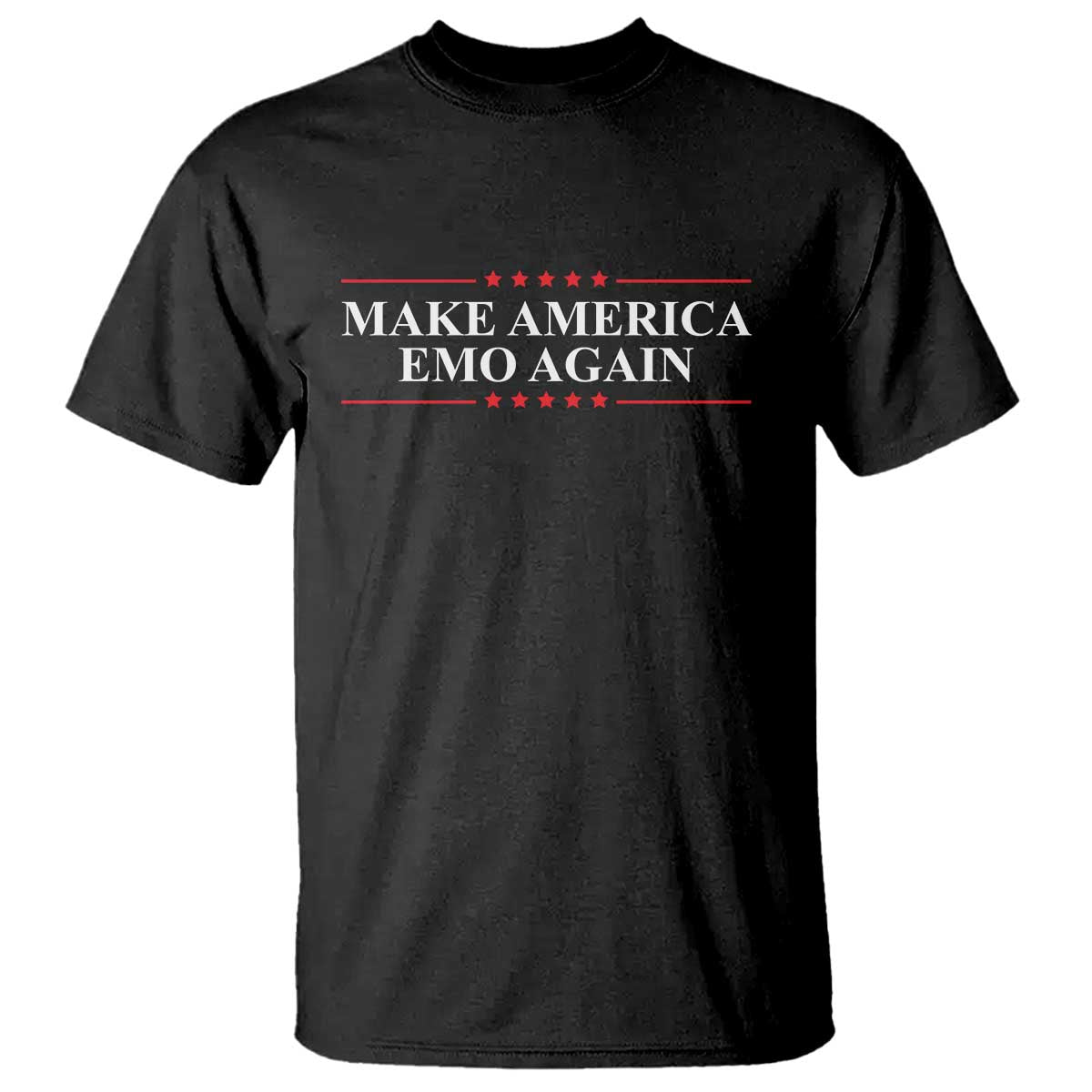 Make America Emo Again T Shirt Funny Goth Gothic US TS10 Black Print Your Wear