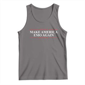 Make America Emo Again Tank Top Funny Goth Gothic US TS10 Deep Heather Print Your Wear