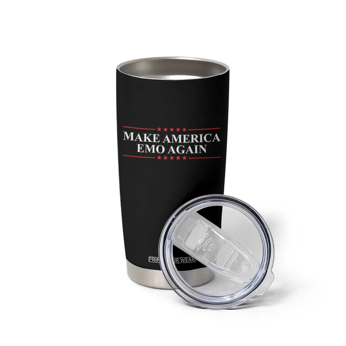 Make America Emo Again Tumbler Cup Funny Goth Gothic US TS10 Print Your Wear
