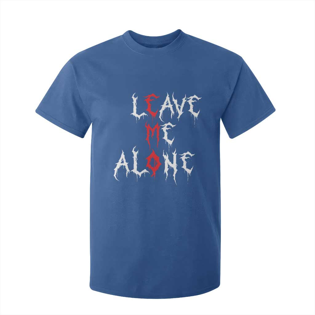 Leave me Alone Emo T Shirt For Kid Aesthetic Goth Scene Alternative Music TS10 Royal Blue Print Your Wear