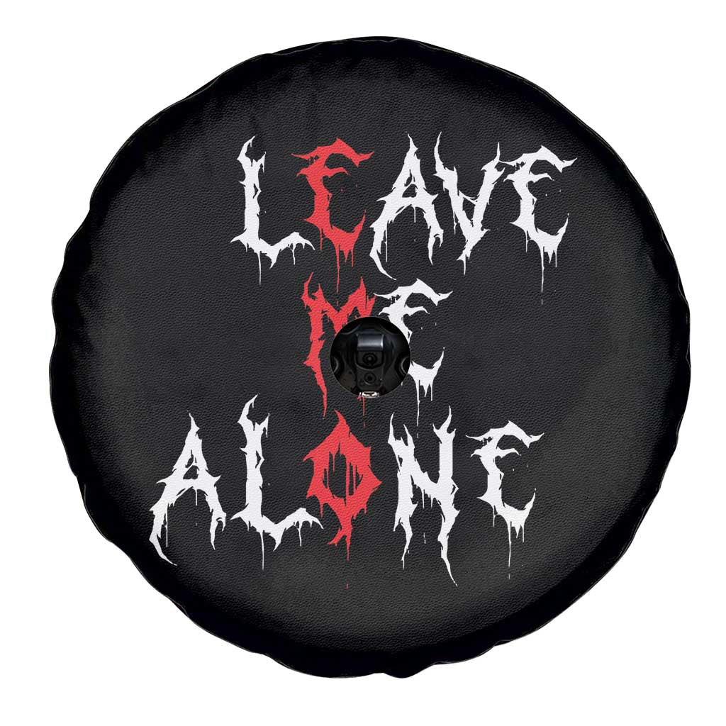 Leave me Alone Emo Spare Tire Cover Aesthetic Goth Scene Alternative Music TS10 Print Your Wear