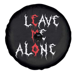 Leave me Alone Emo Spare Tire Cover Aesthetic Goth Scene Alternative Music TS10 Print Your Wear