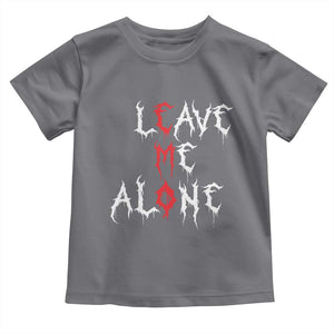 Leave me Alone Emo Toddler T Shirt Aesthetic Goth Scene Alternative Music TS10 Charcoal Print Your Wear