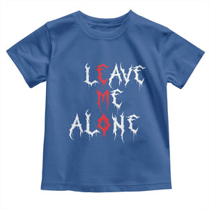 Leave me Alone Emo Toddler T Shirt Aesthetic Goth Scene Alternative Music TS10 Royal Blue Print Your Wear
