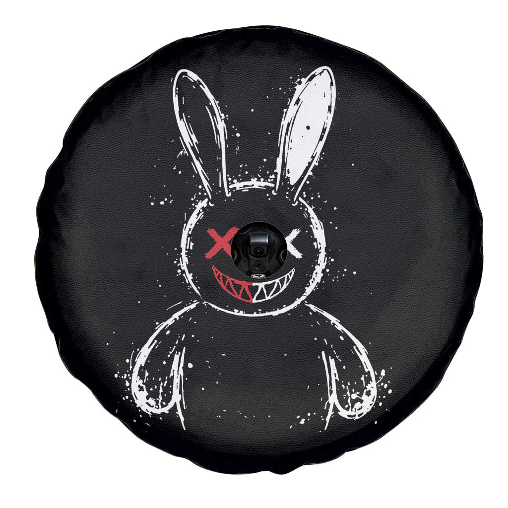 Creepy Cute Bunny Spare Tire Cover Rabbit Alt Goth Grunge Horror Aesthetic TS10 Print Your Wear