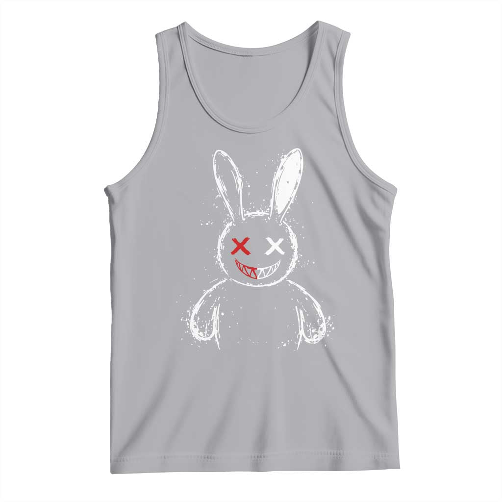 Creepy Cute Bunny Tank Top Rabbit Alt Goth Grunge Horror Aesthetic TS10 Athletic Heather Print Your Wear