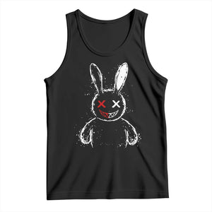 Creepy Cute Bunny Tank Top Rabbit Alt Goth Grunge Horror Aesthetic TS10 Black Print Your Wear