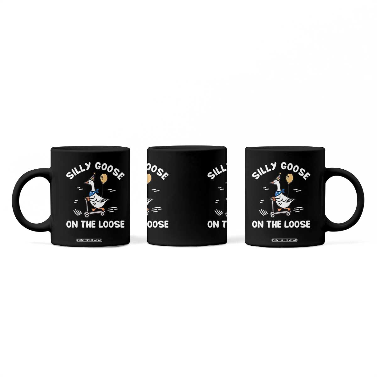 Funny Silly Goose Coffee Mug Goose On The Loose Animal Humor TS10 Print Your Wear