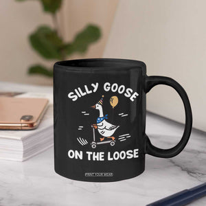 Funny Silly Goose Coffee Mug Goose On The Loose Animal Humor TS10 Print Your Wear