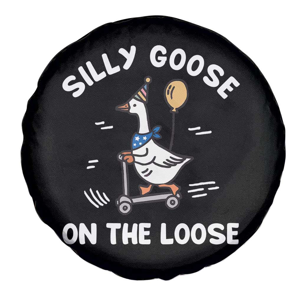 Funny Silly Goose Spare Tire Cover Goose On The Loose Animal Humor TS10 Print Your Wear