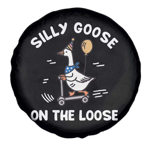 Funny Silly Goose Spare Tire Cover Goose On The Loose Animal Humor TS10 Print Your Wear