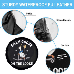 Funny Silly Goose Spare Tire Cover Goose On The Loose Animal Humor TS10 Print Your Wear